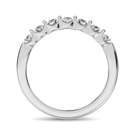 10K White Gold 1/2 ct. Diamond Ladies Band