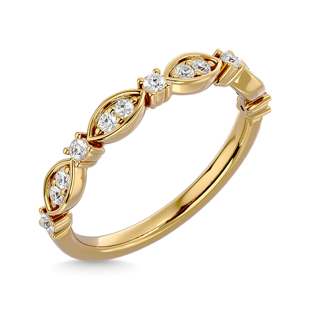 1/4 Ct. Tw. Diamond Stackable Band in 14k Yellow Gold