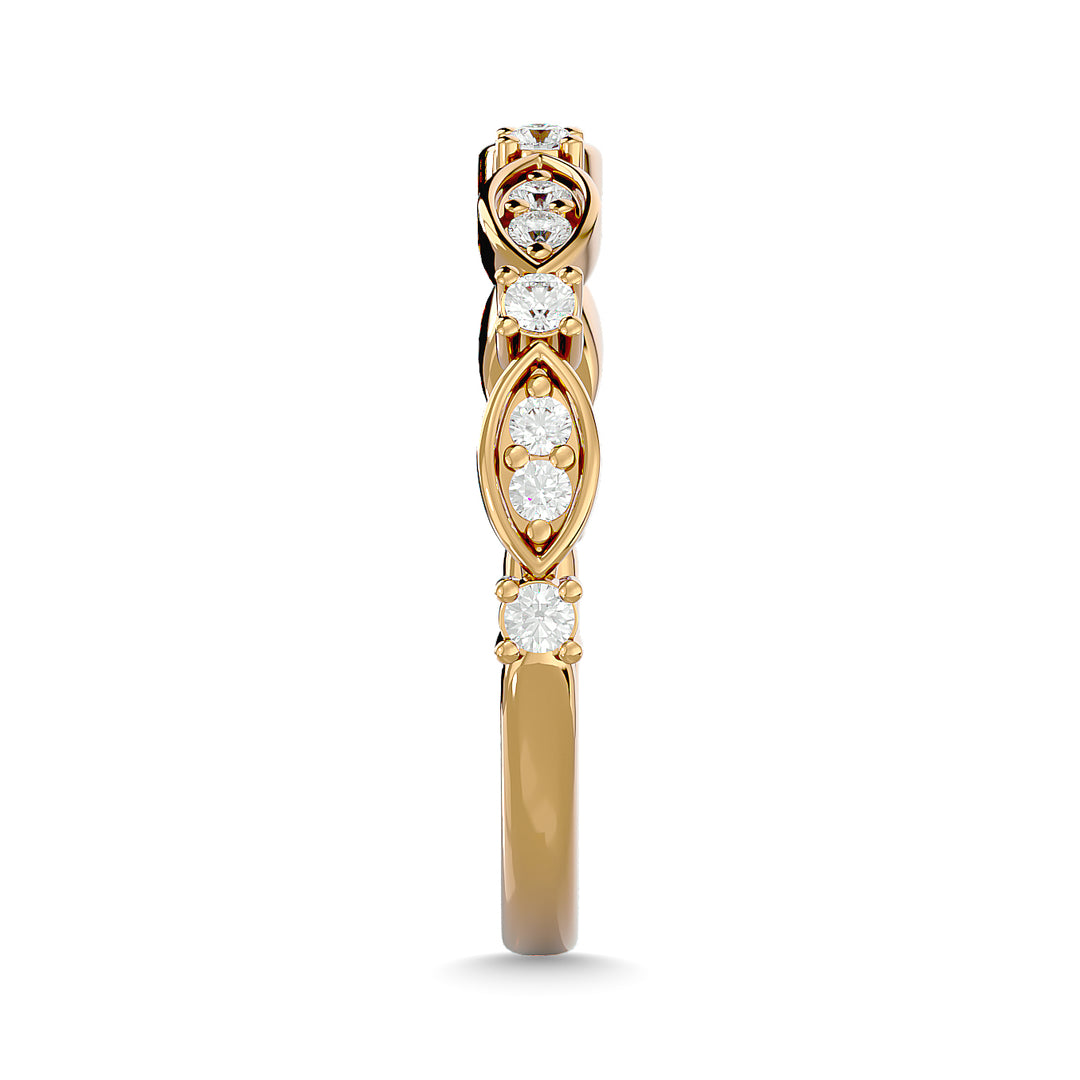 1/4 Ct. Tw. Diamond Stackable Band in 14k Yellow Gold