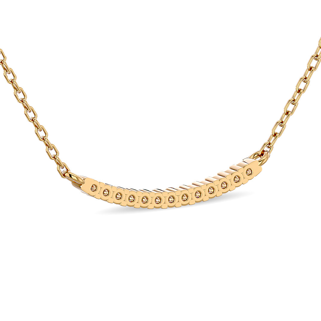1/6 ct. total diamond fashion necklace in 10K yellow gold