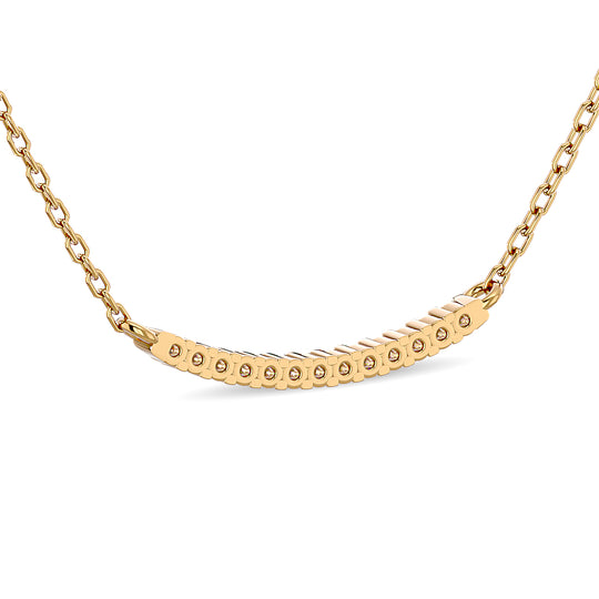 1/6 ct. total diamond fashion necklace in 10K yellow gold