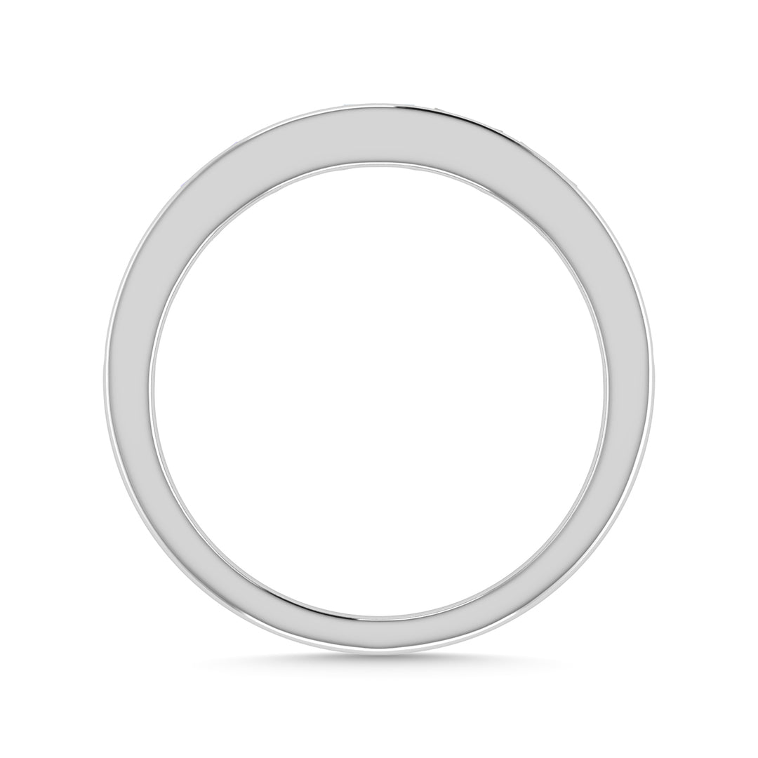3/8 Ct. Diamond Baguette Anniversary Band in 14k White Gold