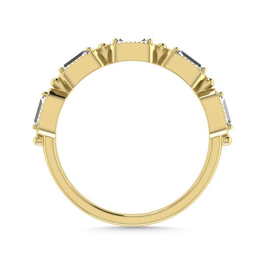 1/4 Ct. Diamond Tw. Baguette Anniversary Band in 14k Yellow Gold
