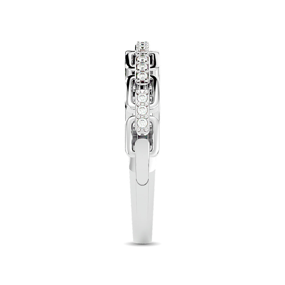 Ladies' 1/10 ct Diamond Ring in 10k White Gold