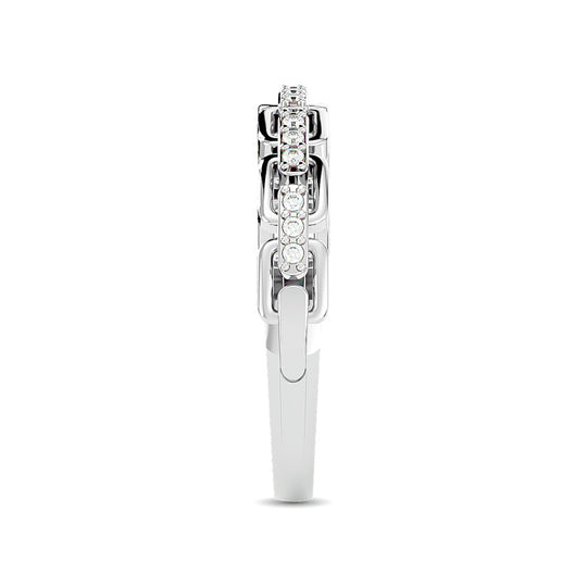 Ladies' 1/10 ct Diamond Ring in 10k White Gold