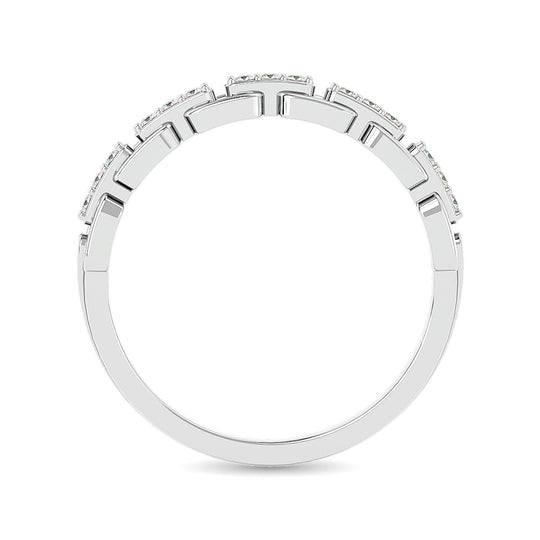 Ladies' 1/10 ct Diamond Ring in 10k White Gold