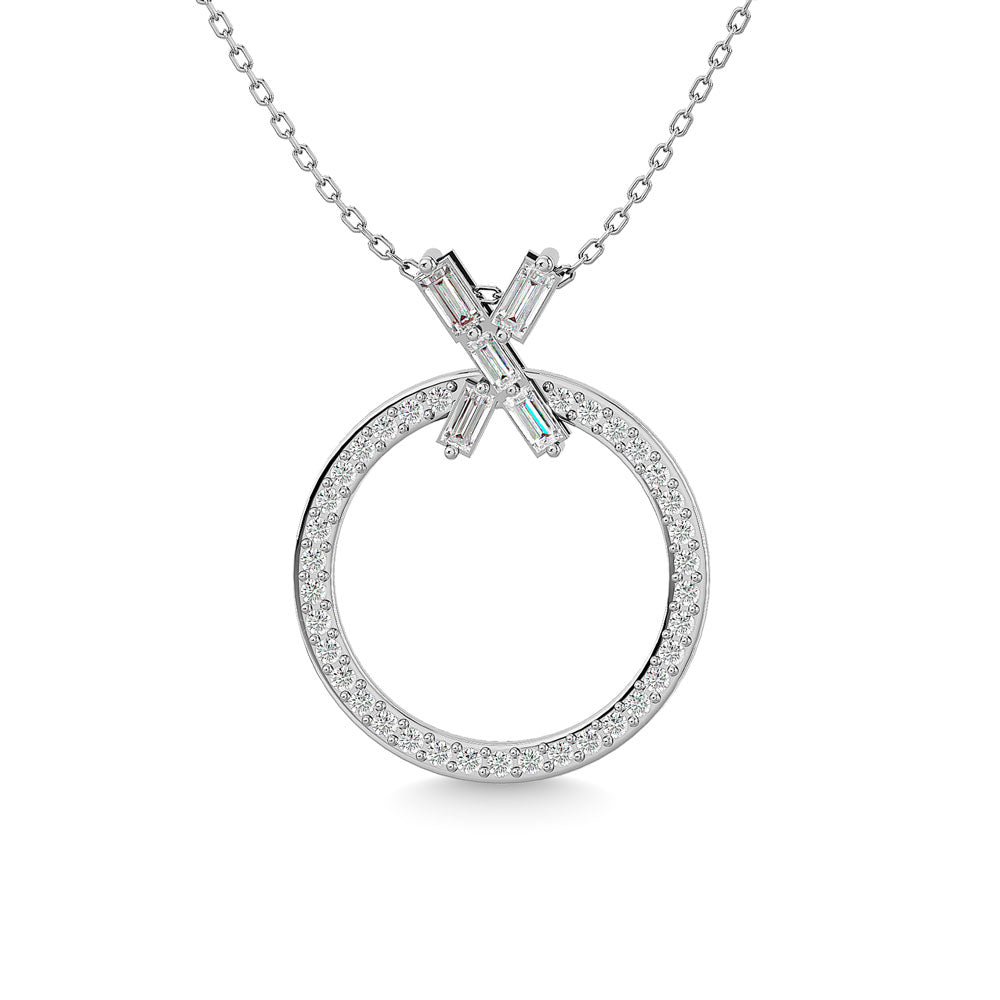 1/4 Ct. Tw. Diamond Fashion Pendant in 10K White Gold