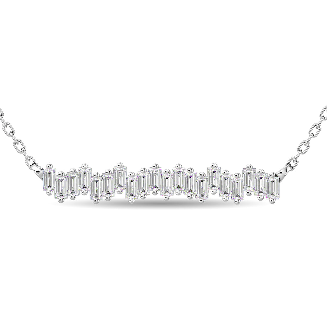 1/4 Ct. Tw. Diamond Fashion Necklace in 14K White Gold