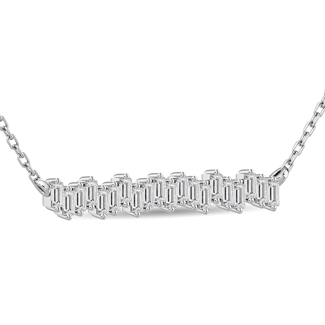 1/4 Ct. Tw. Diamond Fashion Necklace in 14K White Gold
