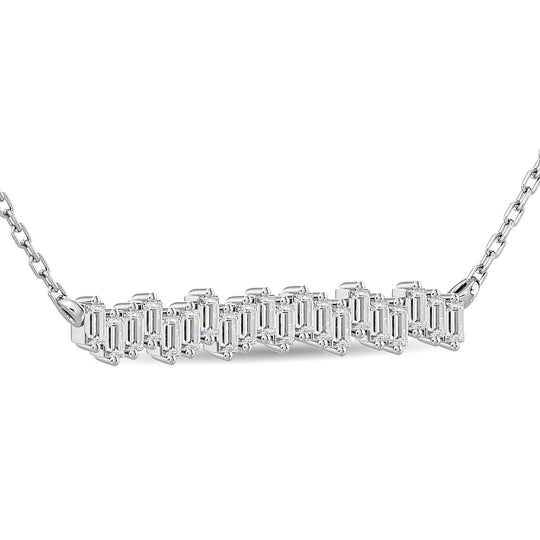 1/4 Ct. Tw. Diamond Fashion Necklace in 14K White Gold