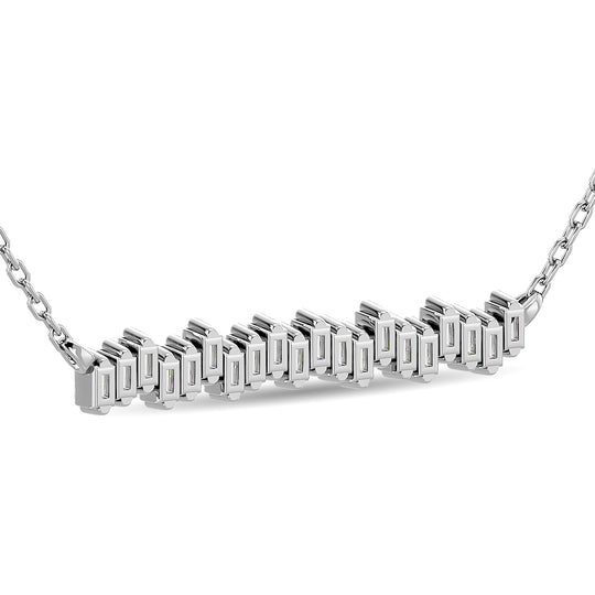 1/4 Ct. Tw. Diamond Fashion Necklace in 14K White Gold