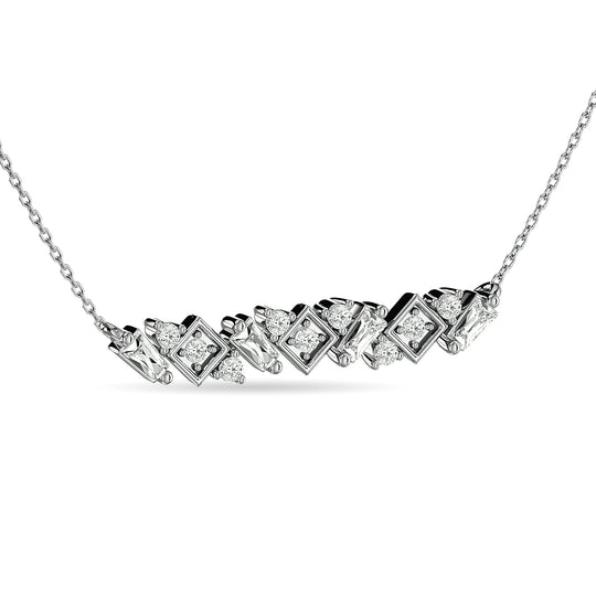 1/5 Ct. Tw. Diamond Fashion Pendant in 10K White Gold
