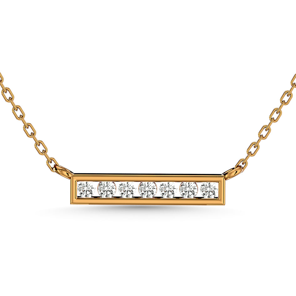 1/4 Ct. Tw. Diamond Om Pendant in 10K Rose Gold