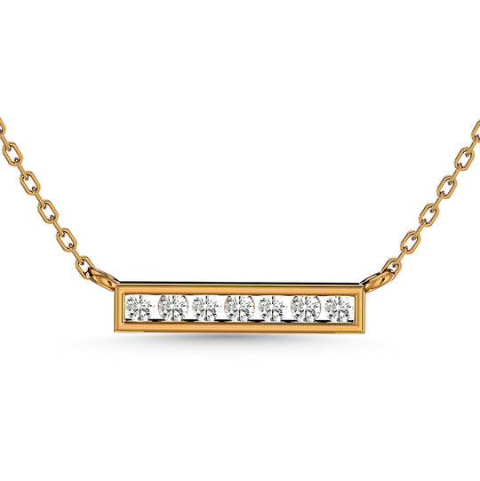 1/4 Ct. Tw. Diamond Om Pendant in 10K Rose Gold