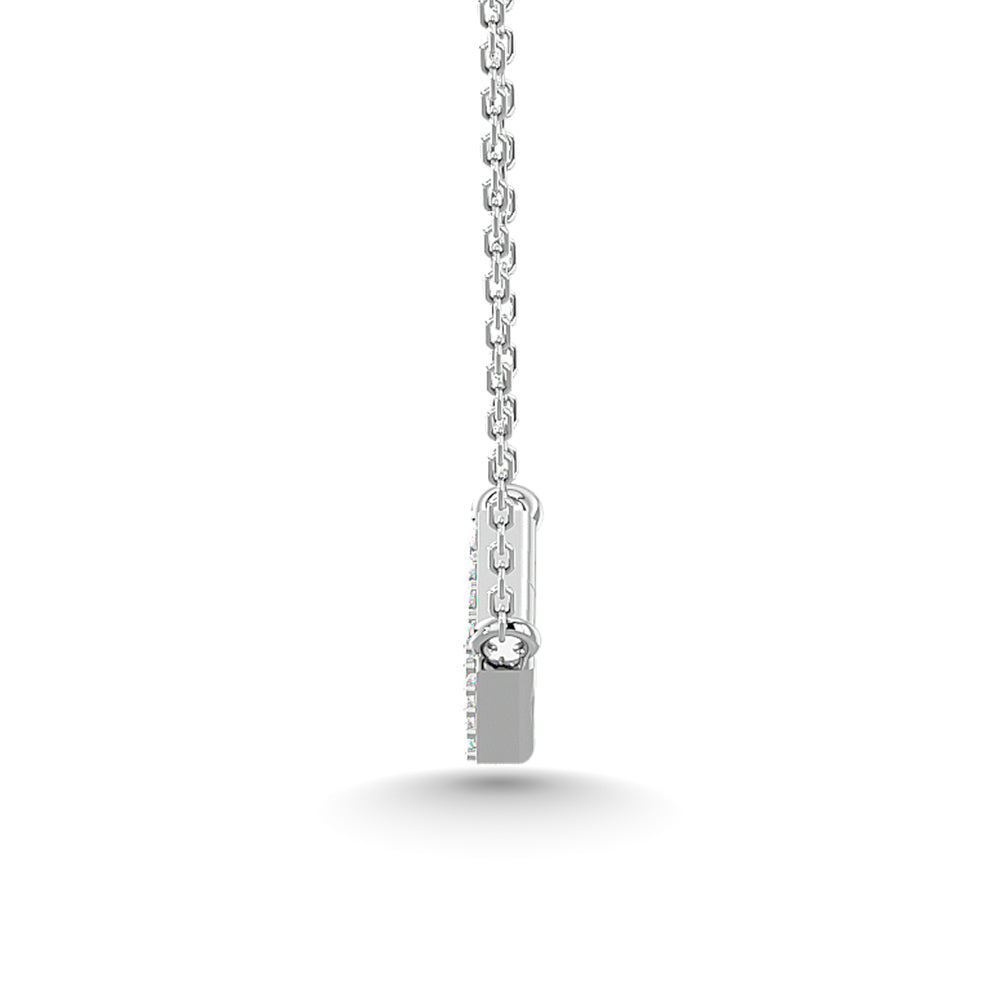 1/10 Ct. Tw. Diamond Fashion Necklace in 10K White Gold