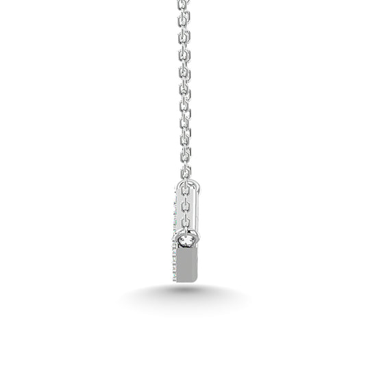 1/10 Ct. Tw. Diamond Fashion Necklace in 10K White Gold
