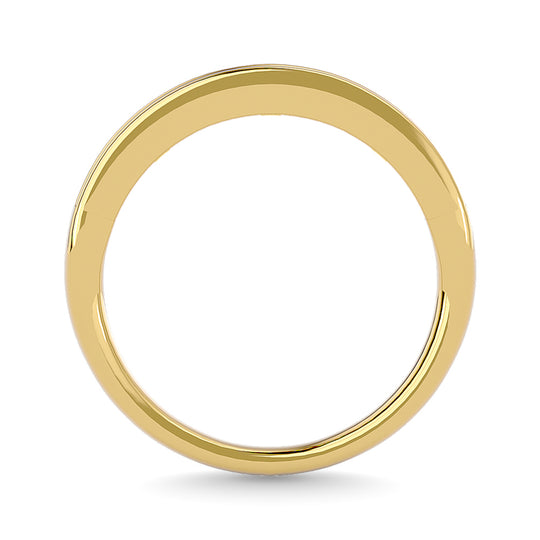 Banda de Diamantes de 1/3 qt total en Oro Amarillo de 14k