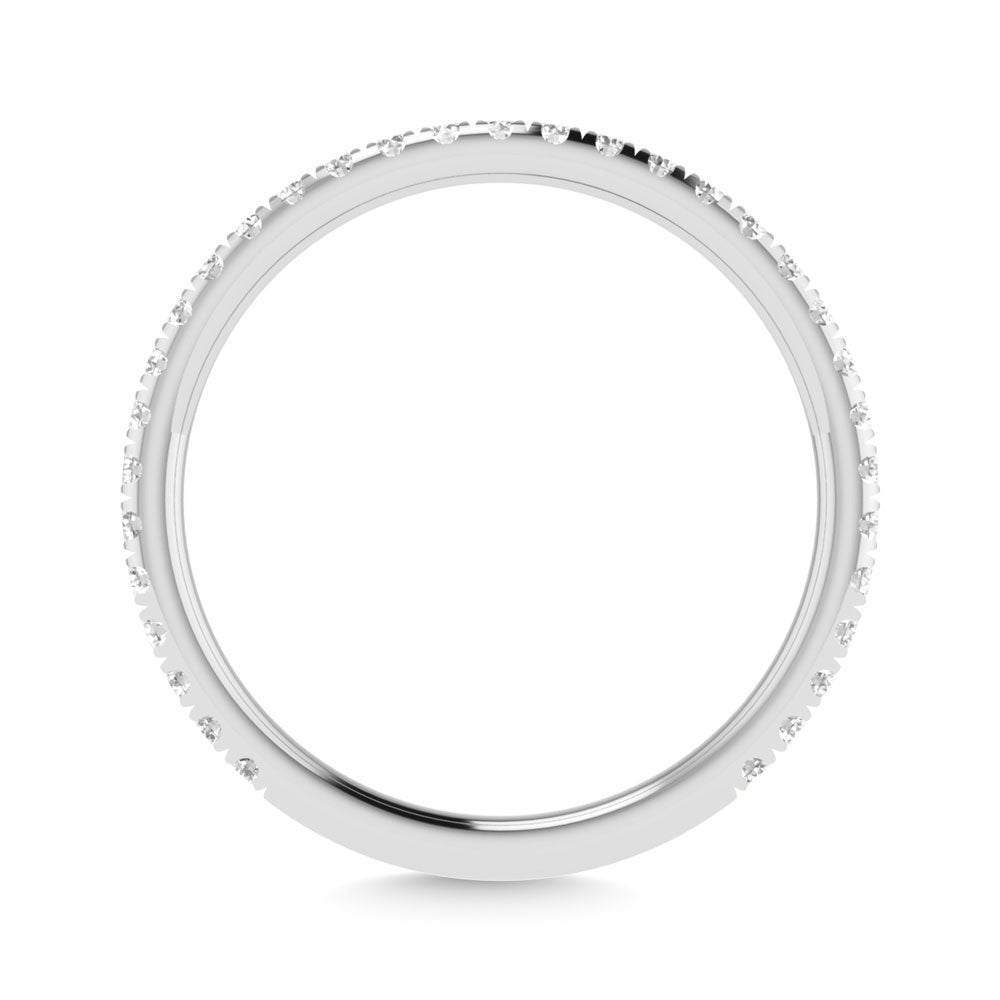 Diamante 1/3 Ct.Tw. Banda de chevr√≥n en oro blanco de 14 k
