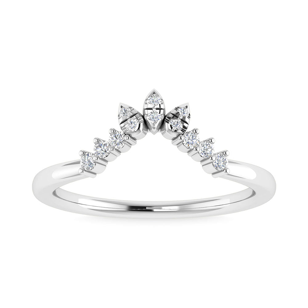 1/6 Ct. Tw. Diamond Anniversary Band in 14k White Gold