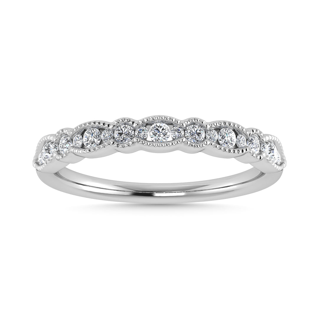 1/4 Ct. Tw. Diamond Stackable Band in 14k White Gold