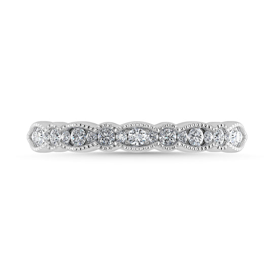 1/4 Ct. Tw. Diamond Stackable Band in 14k White Gold