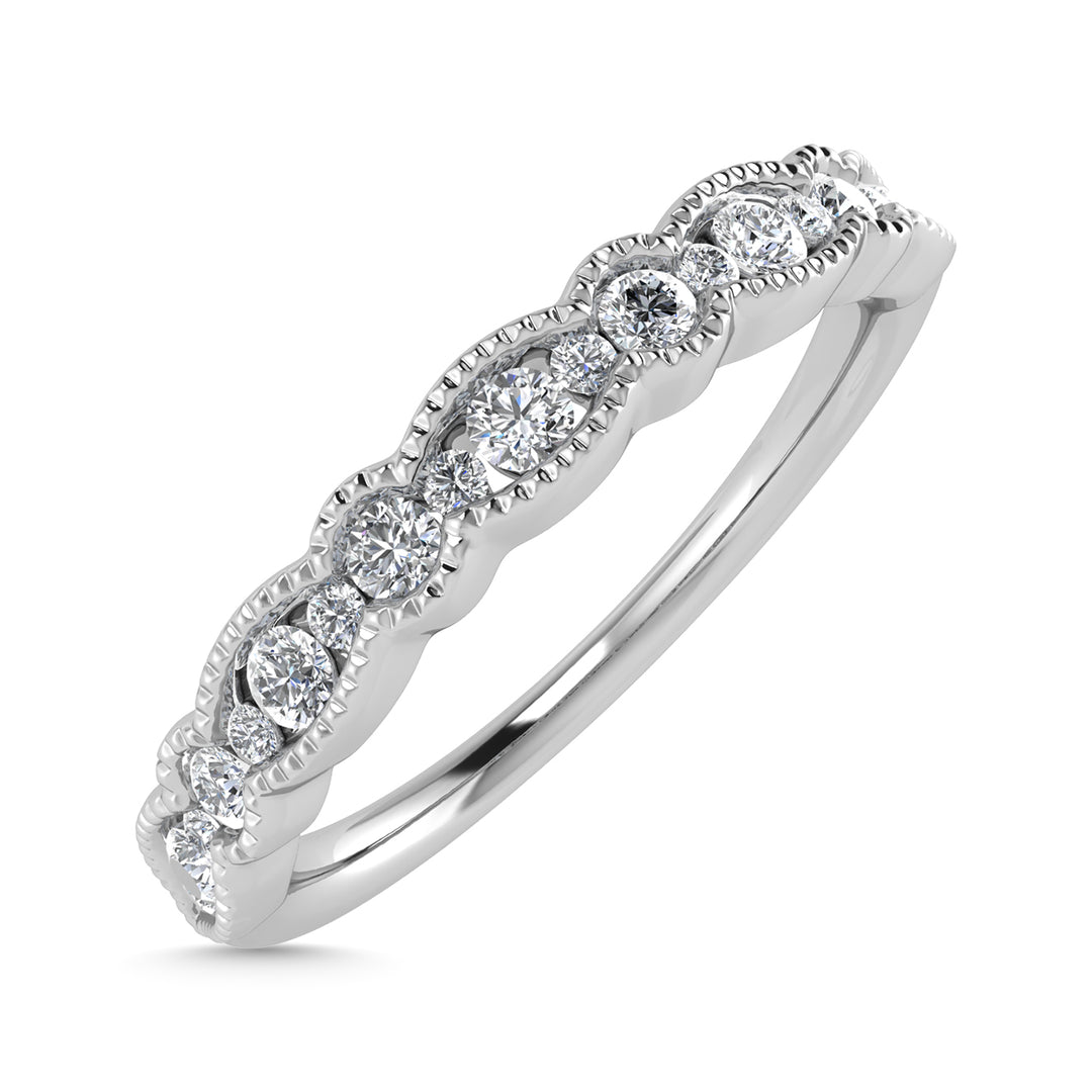 1/4 Ct. Tw. Diamond Stackable Band in 14k White Gold