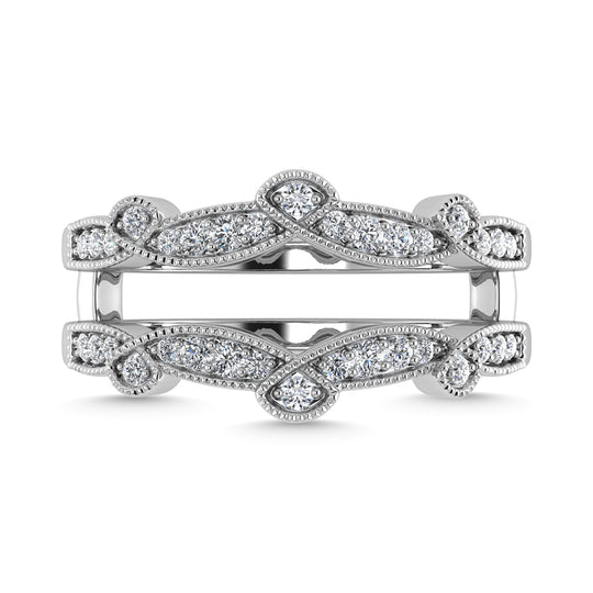 1/4 Ct. Tw. Diamond Guard Ring in 14k White Gold