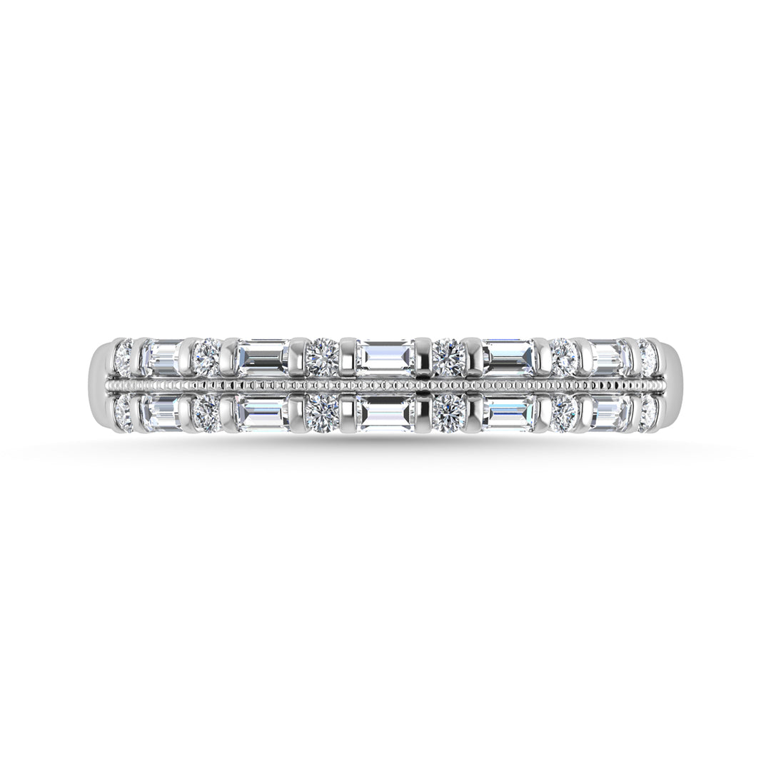 1/4 Ct. Tw. Diamond Fashion Band in 14K White Gold