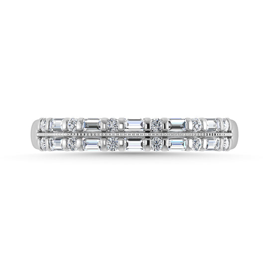 1/4 Ct. Tw. Diamond Fashion Band in 14K White Gold