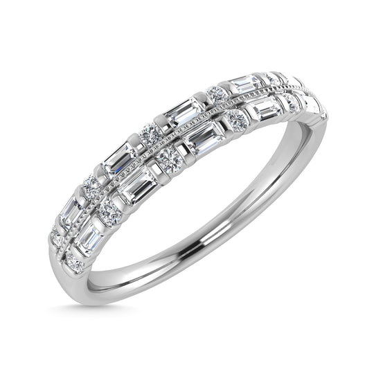 1/4 Ct. Tw. Diamond Fashion Band in 14K White Gold