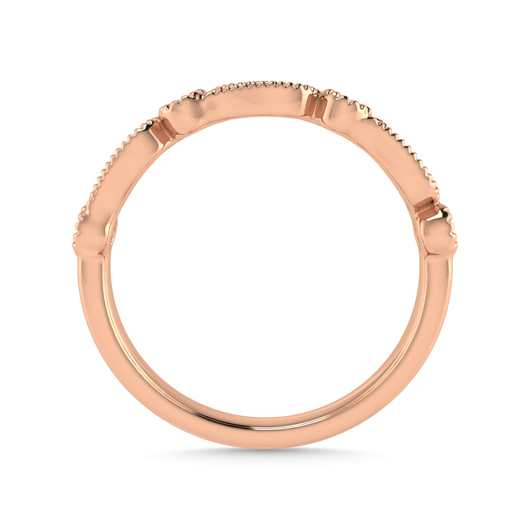 1/6 Ct. Tw. Diamond Stackable Band in 14K Rose Gold