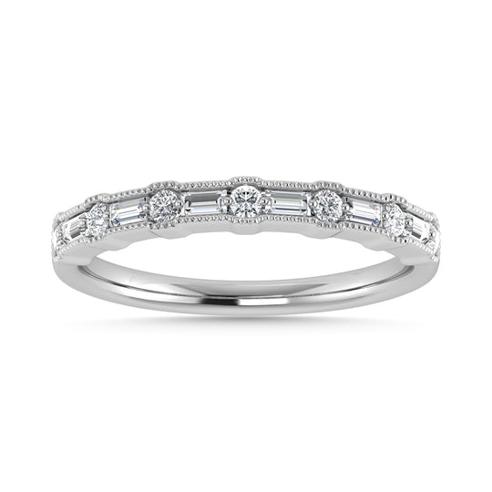 1/4 Ct. Tw. Diamond Women's Wedding Band in 14K White Gold
