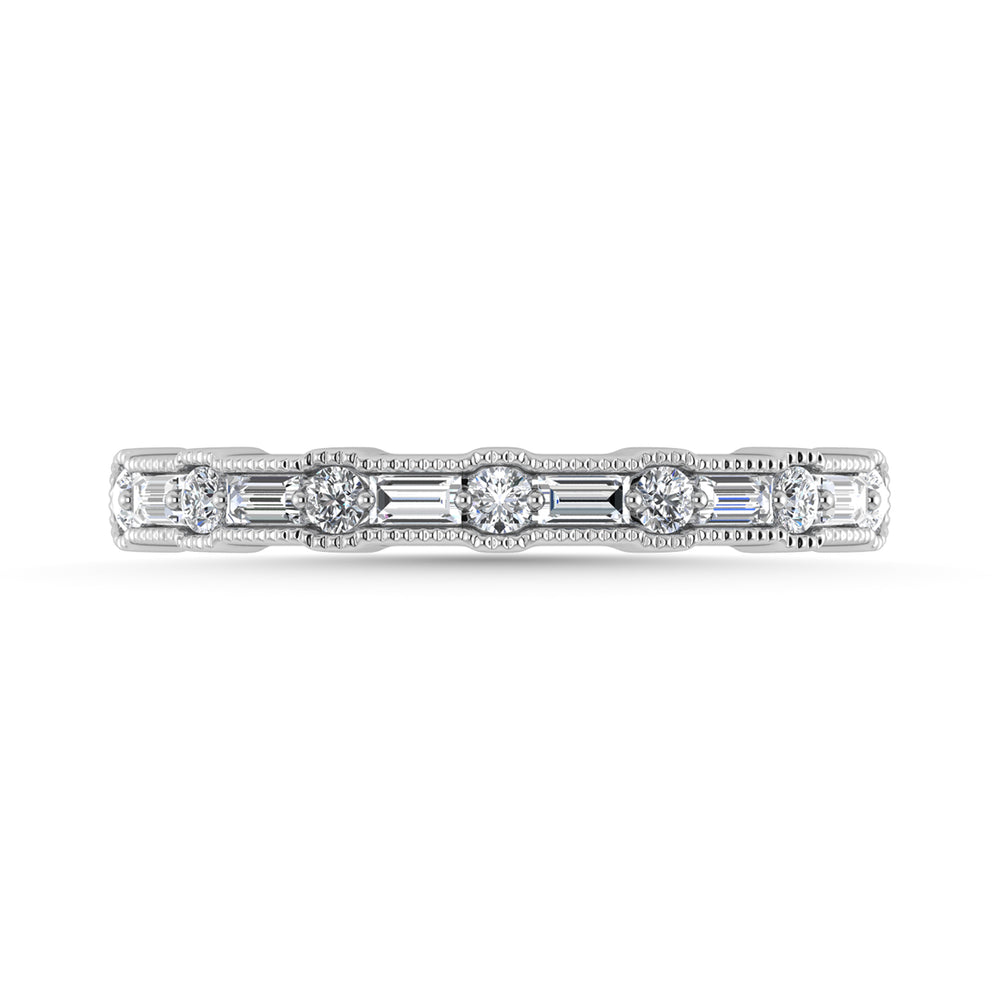 1/4 Ct. Tw. Diamond Women's Wedding Band in 14K White Gold
