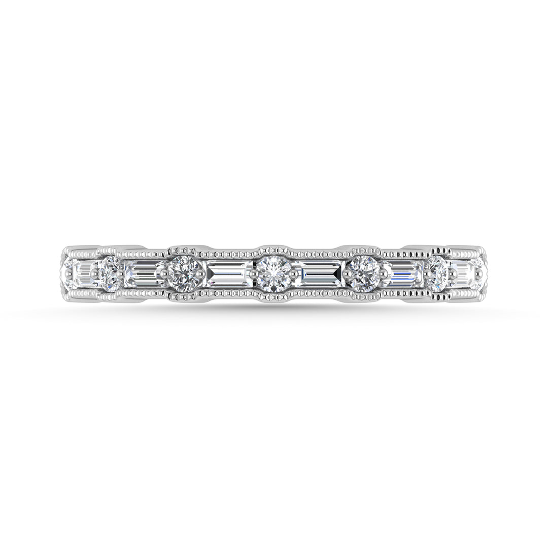 1/4 Ct. Tw. Diamond Women's Wedding Band in 14K White Gold