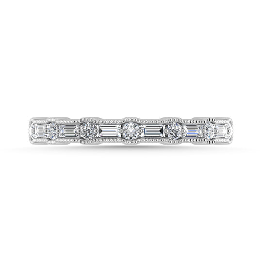 1/4 Ct. Tw. Diamond Women's Wedding Band in 14K White Gold