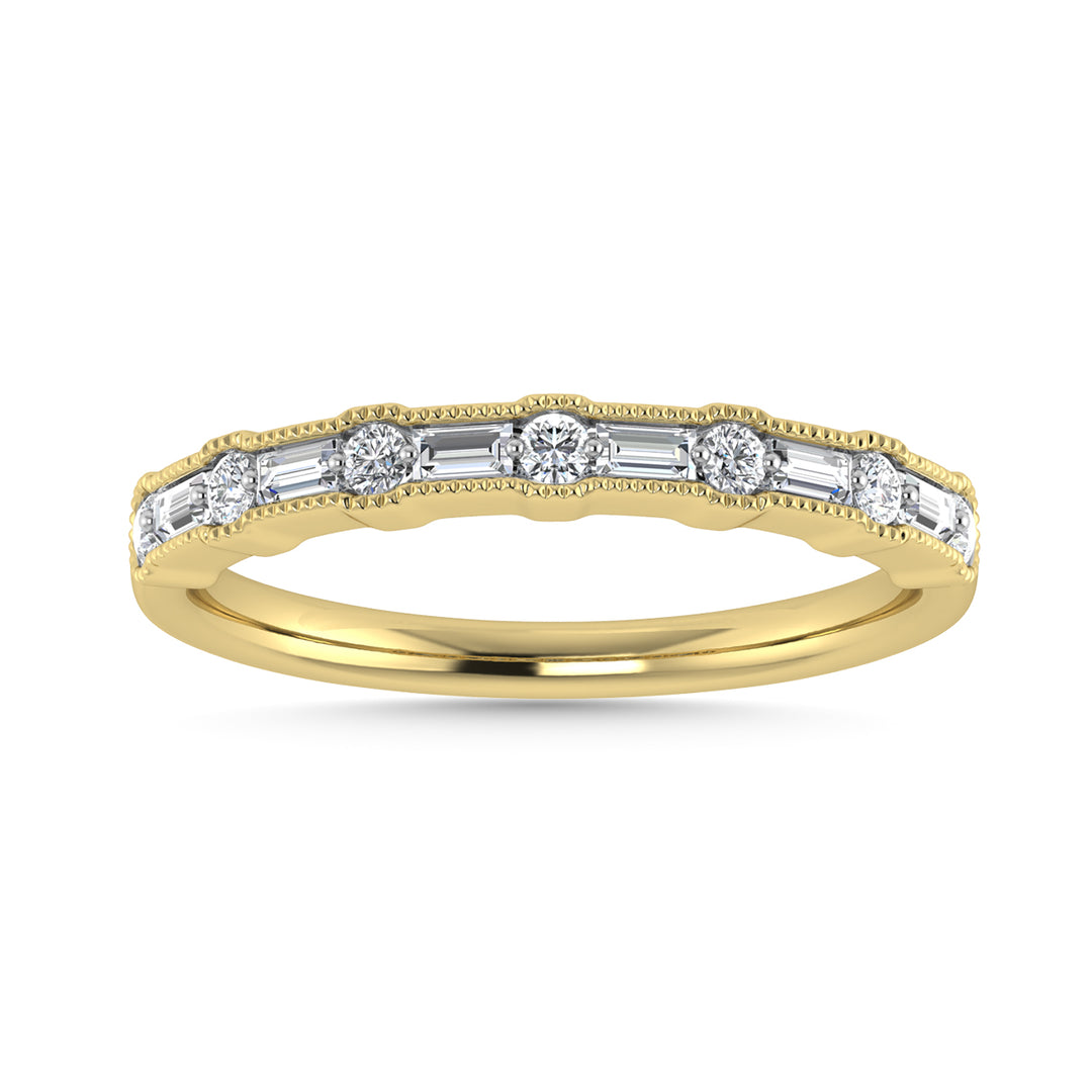 1/4 Ct. Tw. Diamond Women's Wedding Band in 14K Yellow Gold