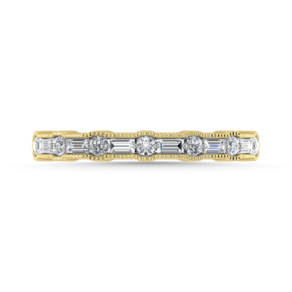 1/4 Ct. Tw. Diamond Women's Wedding Band in 14K Yellow Gold