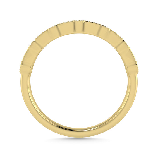 1/4 Ct. Tw. Diamond Women's Wedding Band in 14K Yellow Gold