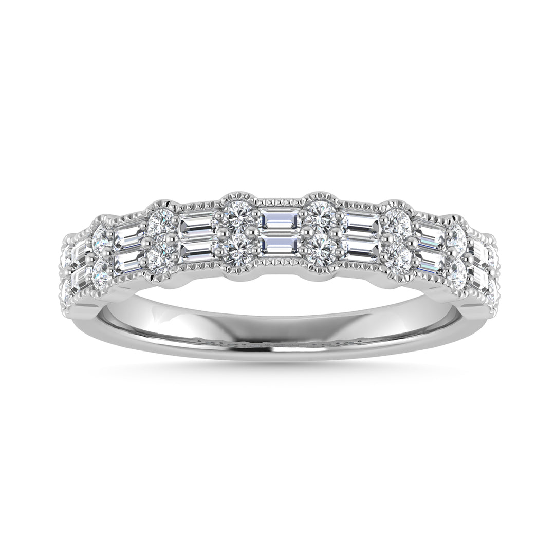 1/2 Ct. Tw. Diamond Fashion Band in 14K White Gold