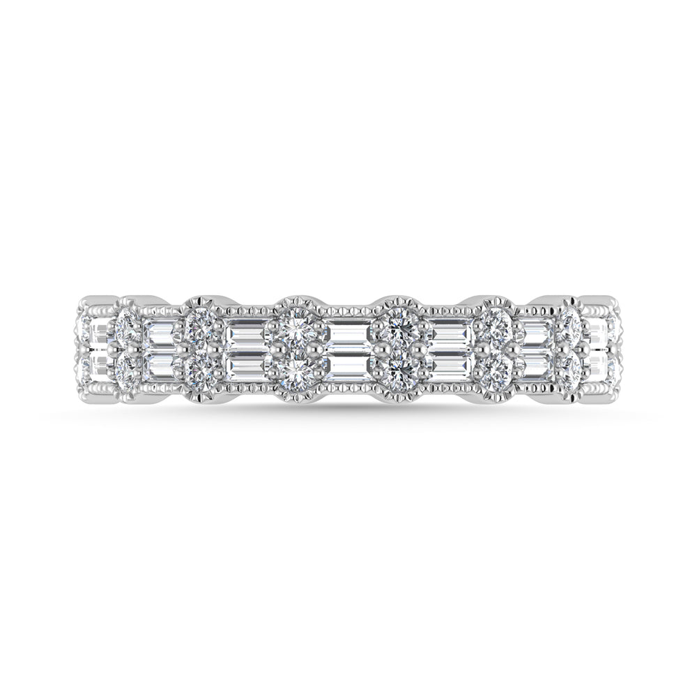 1/2 Ct. Tw. Diamond Fashion Band in 14K White Gold