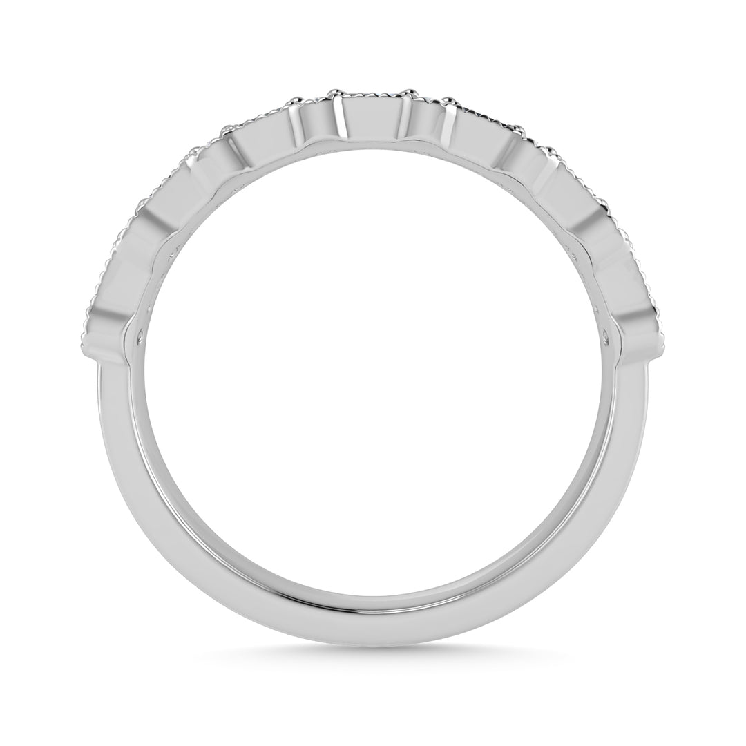 Diamante 1/2 Ct.Tw. Banda de moda en oro blanco de 14 quilates