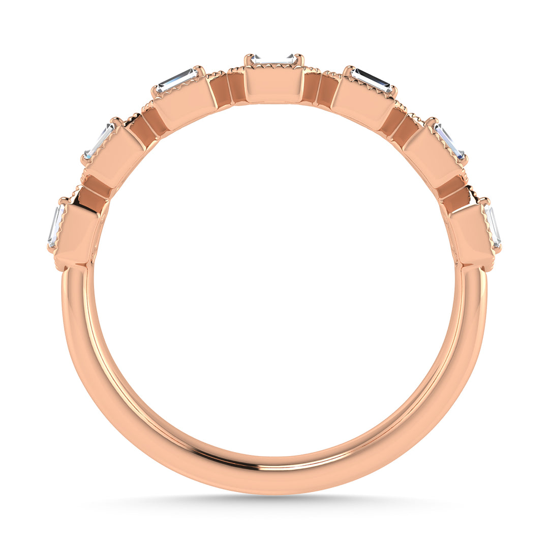 1/10 Ct. Tw. Diamond Stackable Band in 10K Rose Gold