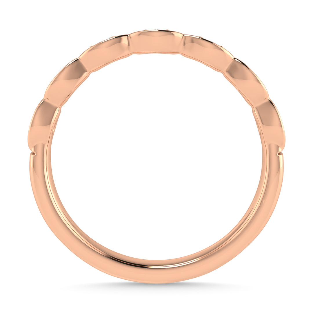 1/10 Ct. Tw. Diamond Stackable Band in 10K Rose Gold