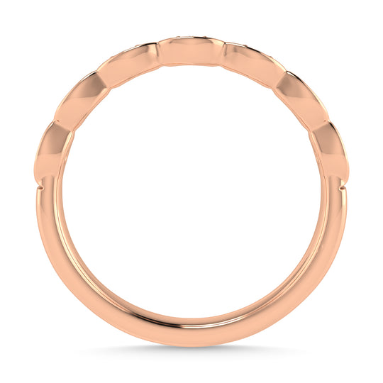 1/10 Ct. Tw. Diamond Stackable Band in 10K Rose Gold