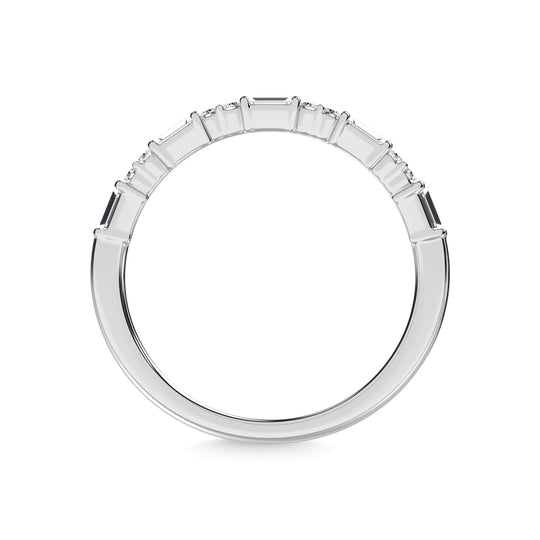 14K White Gold Diamond 1/5 ct tw. Stackable band