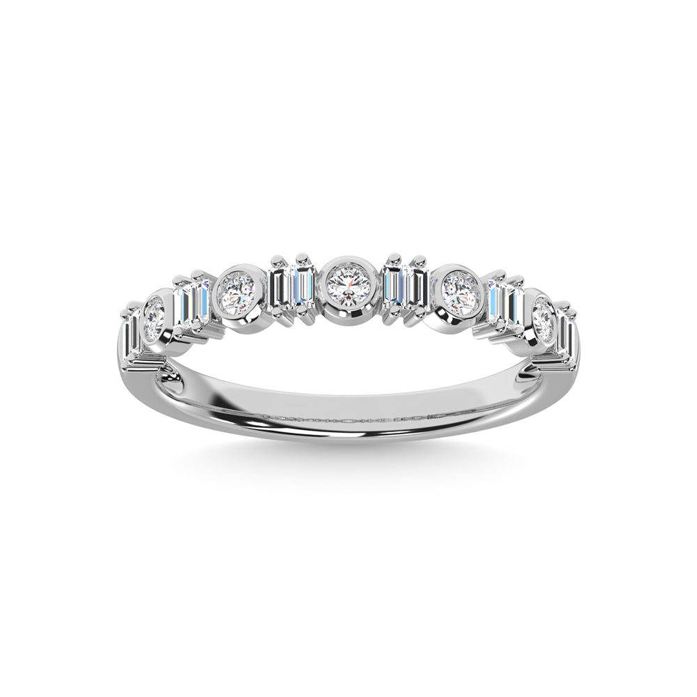 1/4 ct. 14K White Gold Diamond Stackable Band