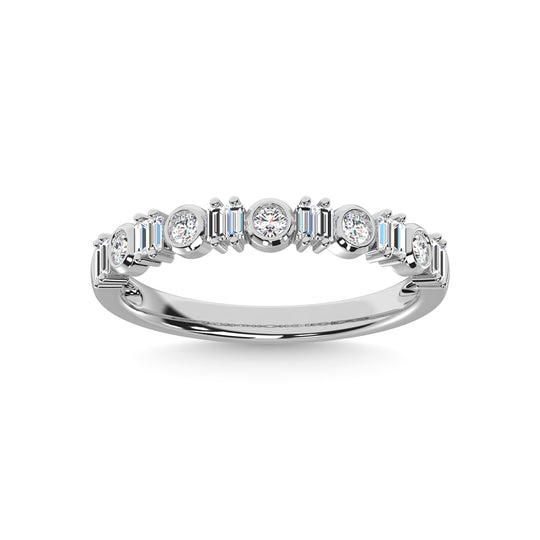 1/4 ct. 14K White Gold Diamond Stackable Band