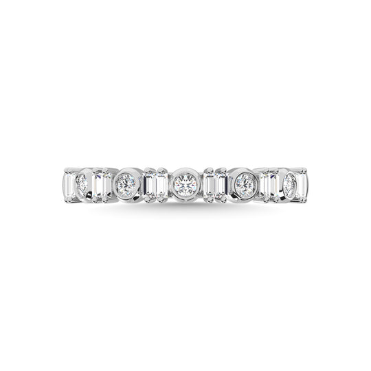 1/4 ct. 14K White Gold Diamond Stackable Band