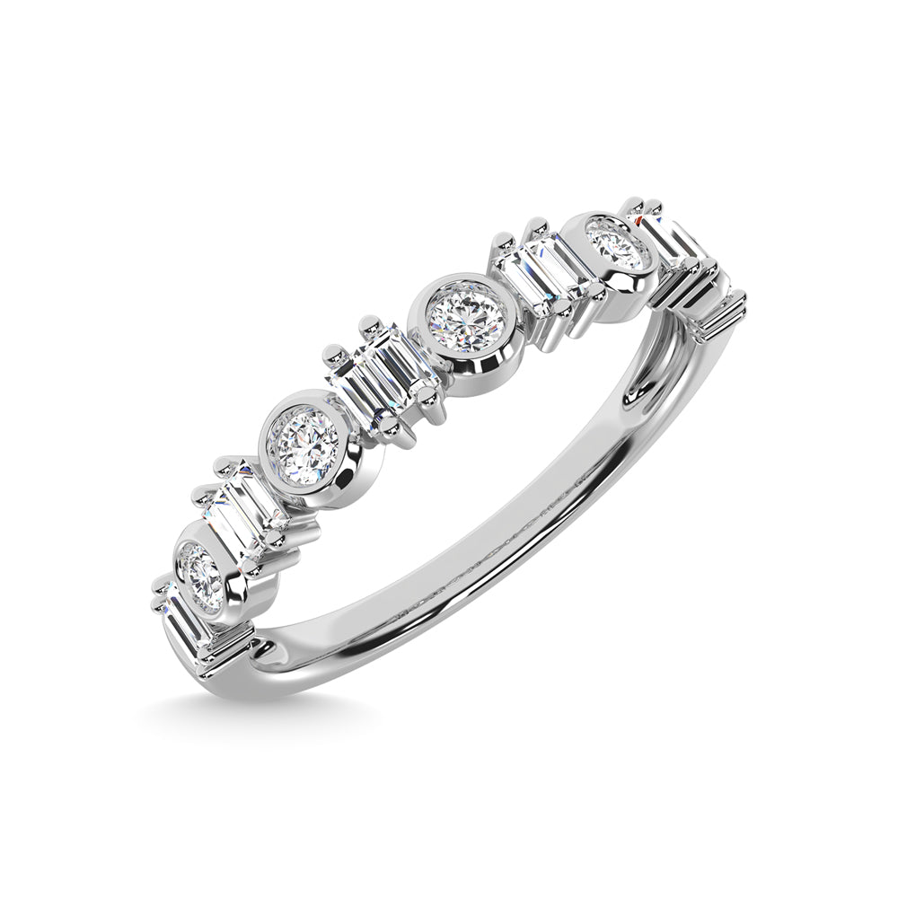 1/4 ct. 14K White Gold Diamond Stackable Band