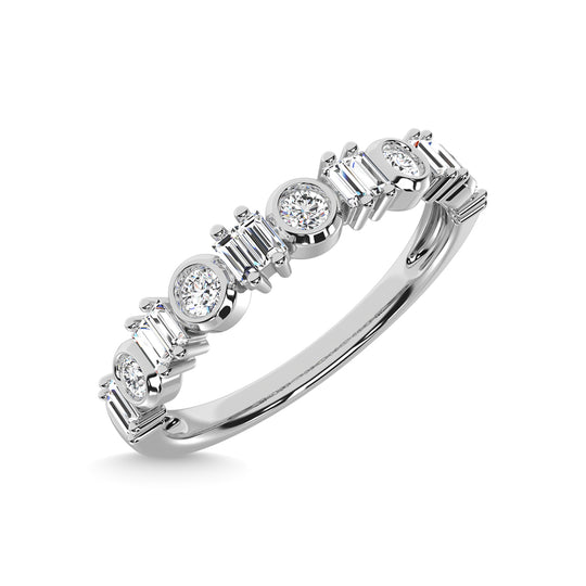 1/4 ct. 14K White Gold Diamond Stackable Band